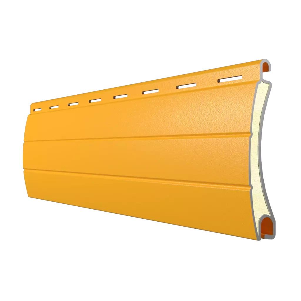 Yellow windows window-accessories roller-blinds aluprof