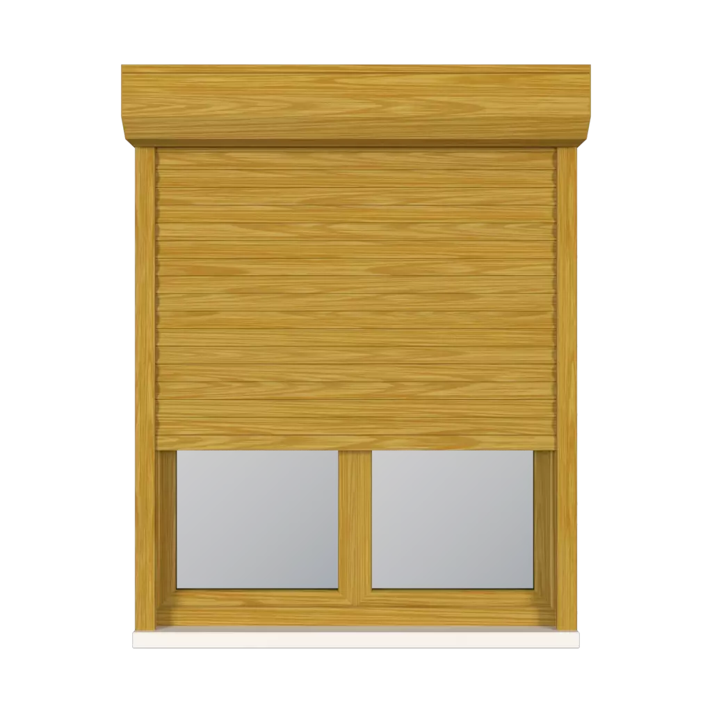 Light wood windows window-accessories roller-blinds aluprof
