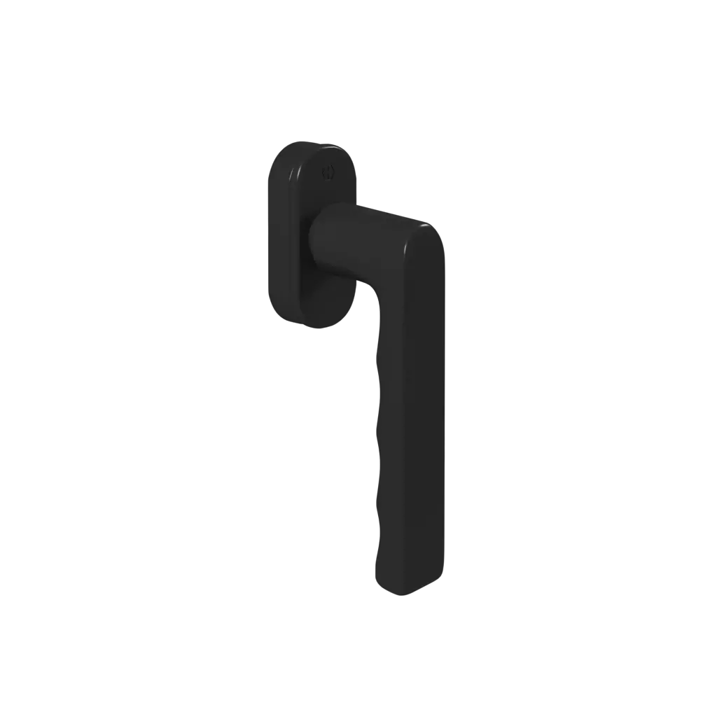 Standard handle Hamburg black windows window-accessories handles hamburg standard standard-handle-hamburg-black