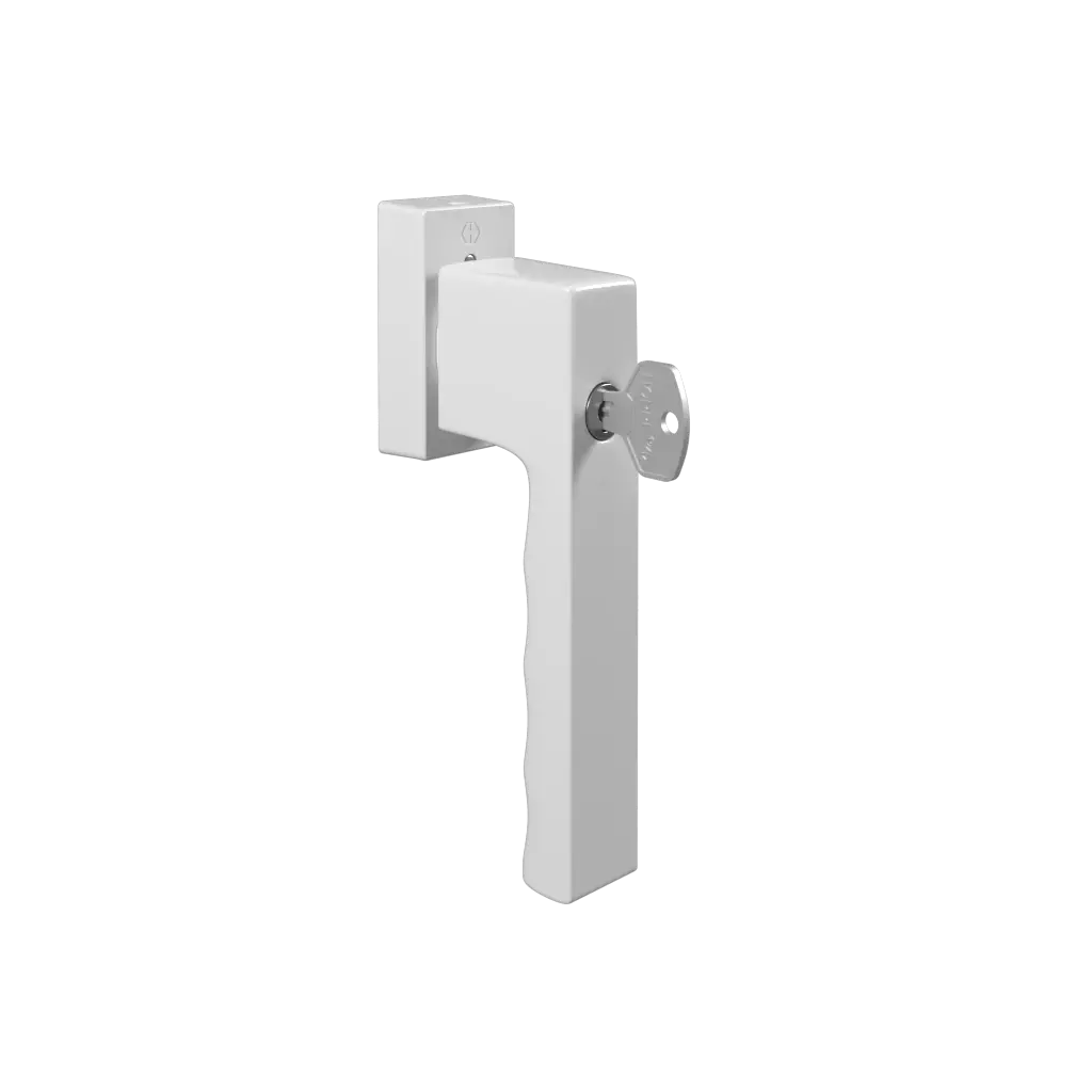 SecuForte Toulon white handle with key windows window-accessories handles toulon with-the-key 