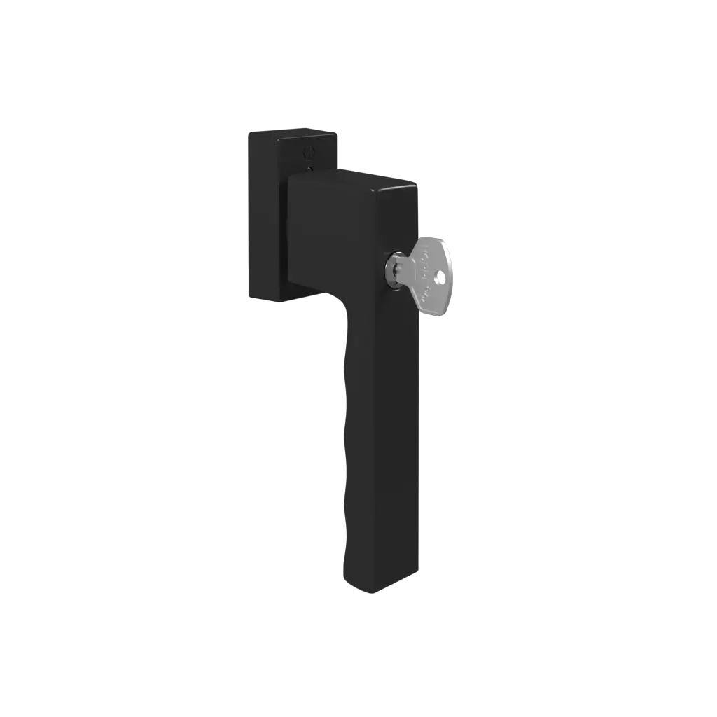 SecuForte Toulon black handle with key windows window-accessories handles toulon with-the-key 