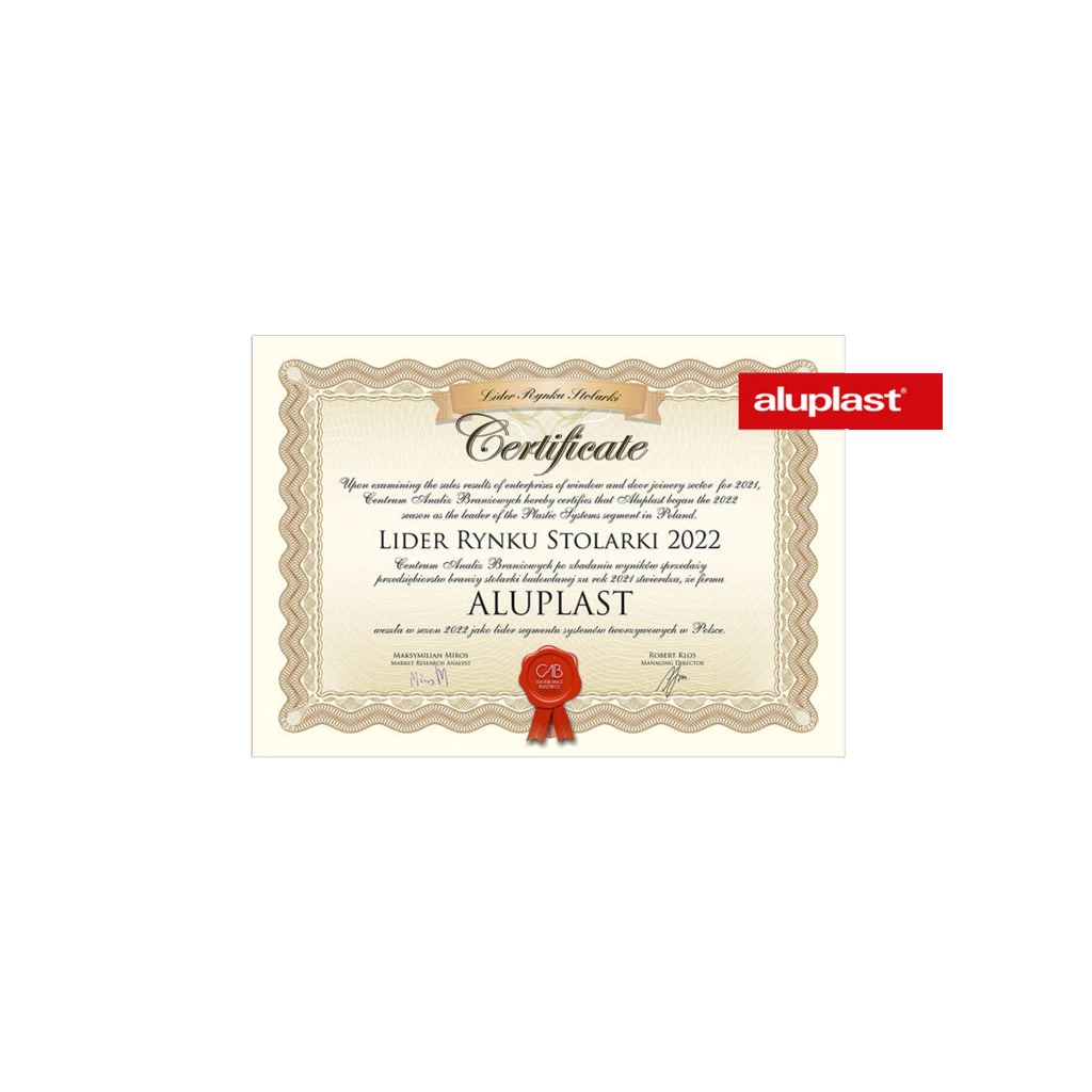 Google Woodwork Market Leader certificates