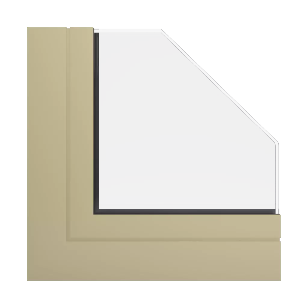 RAL 1000 Green beige windows window-profiles ponzio sl1600tt