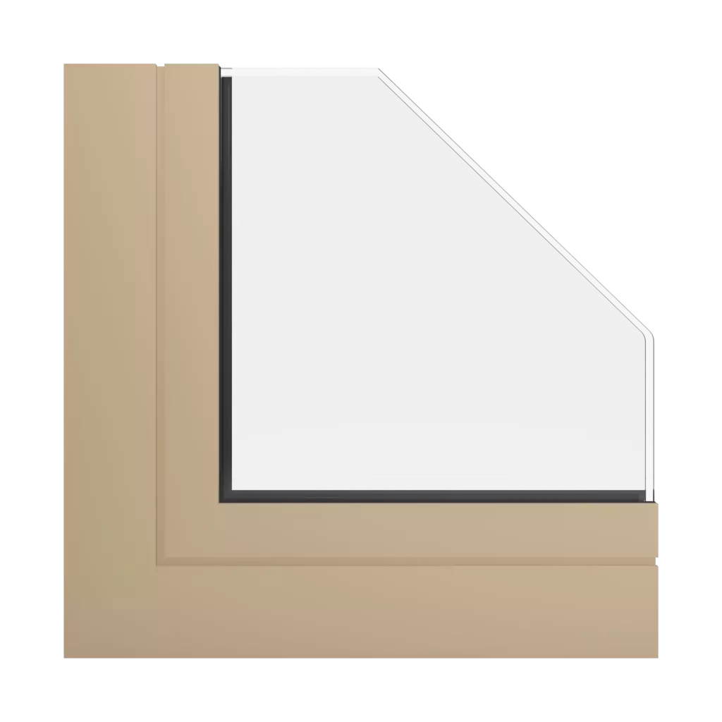 RAL 1001 Beige windows window-profiles aliplast ultraglide