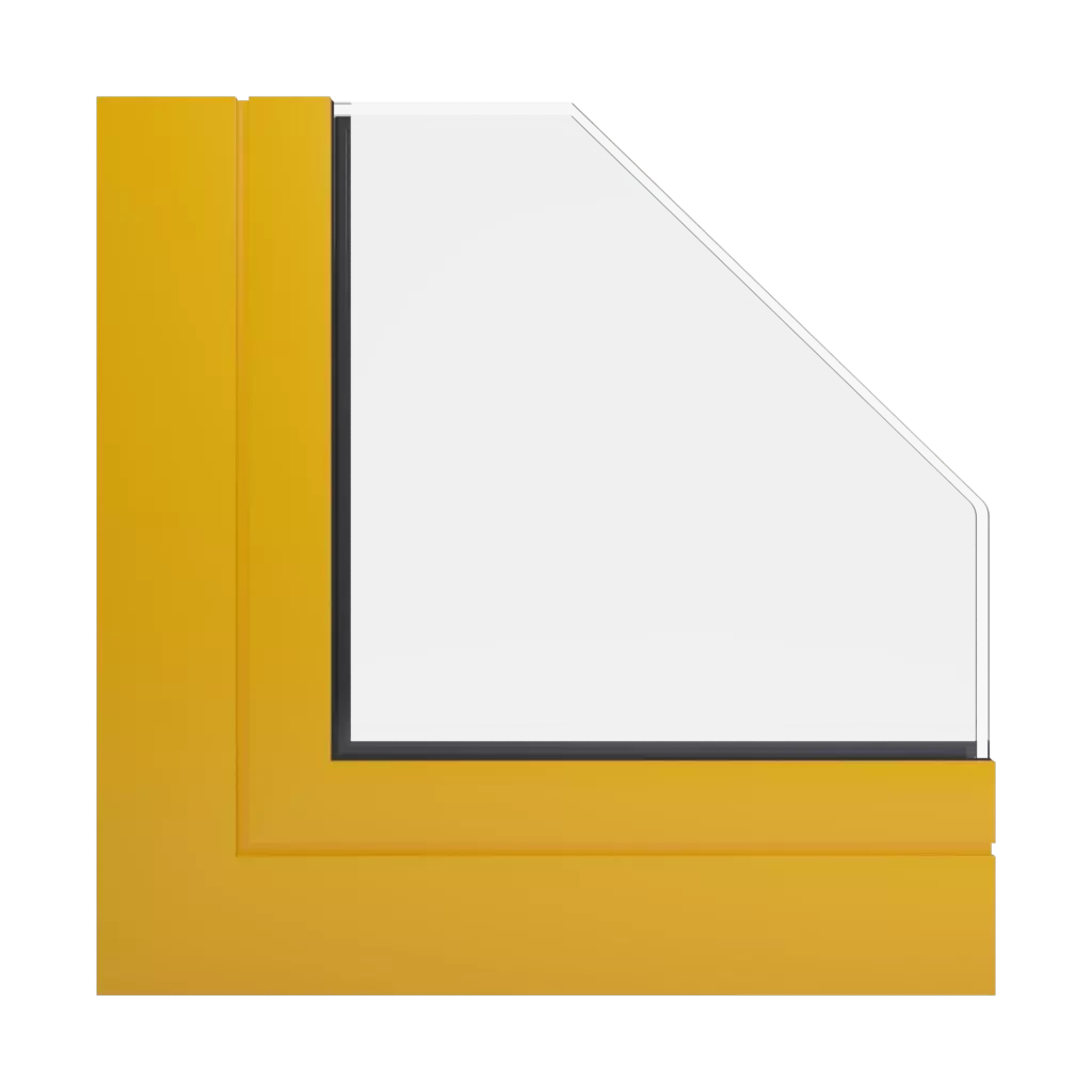 RAL 1003 Signal yellow windows window-profiles aliplast econoline