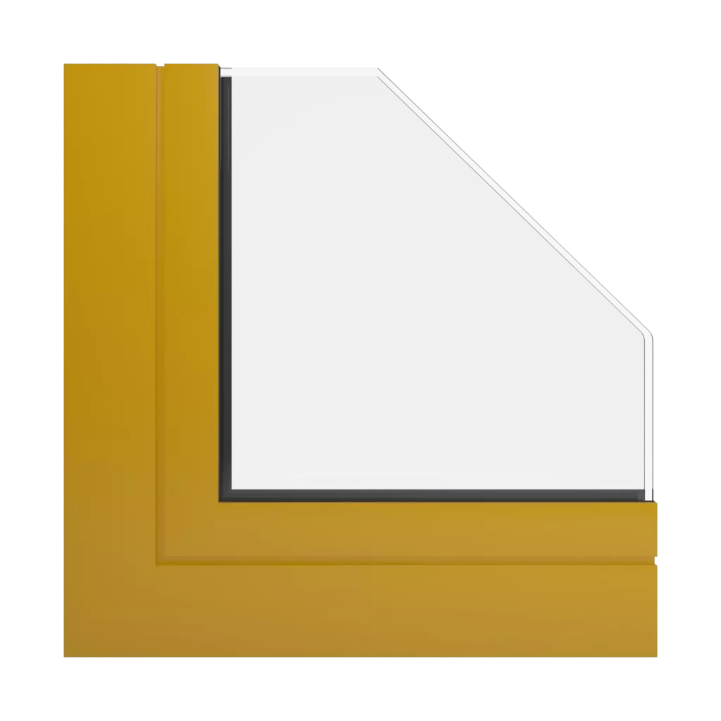 RAL 1005 Honey yellow windows window-profiles aluprof mb-harmony-office