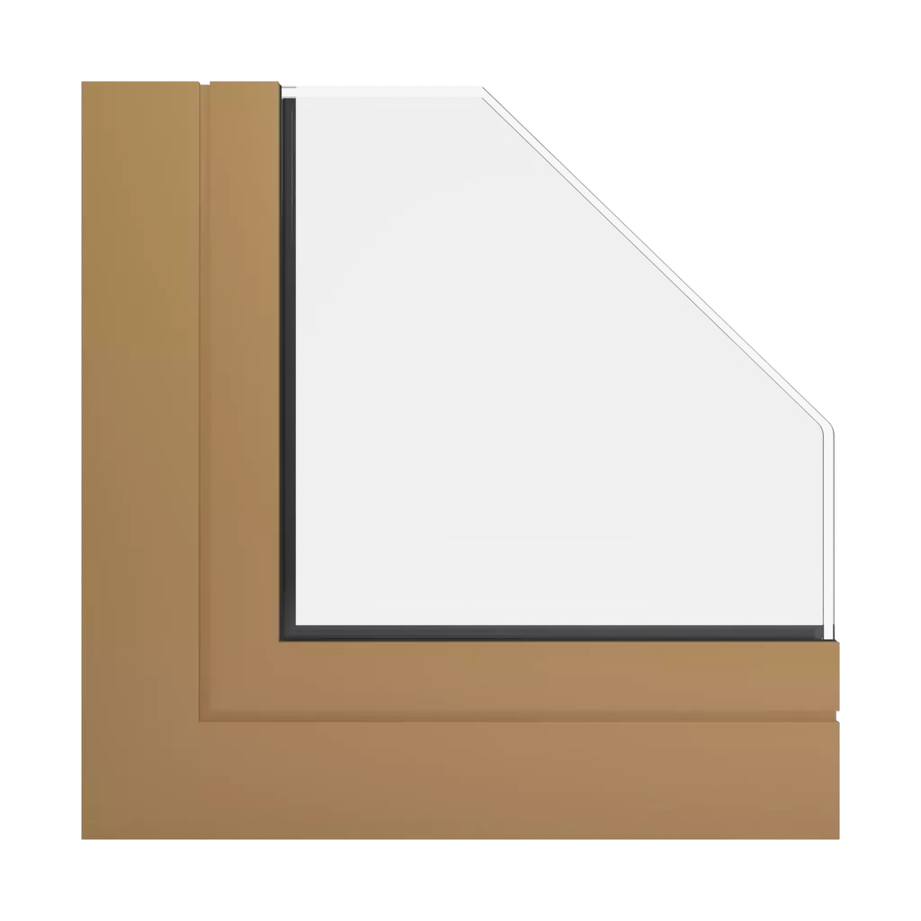 RAL 1011 Brown beige windows window-profiles ponzio pe78n-hi