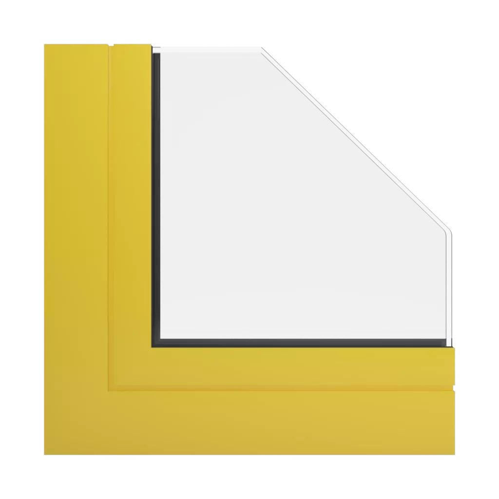 RAL 1018 Zinc yellow windows window-profiles aluprof mb-harmony-office