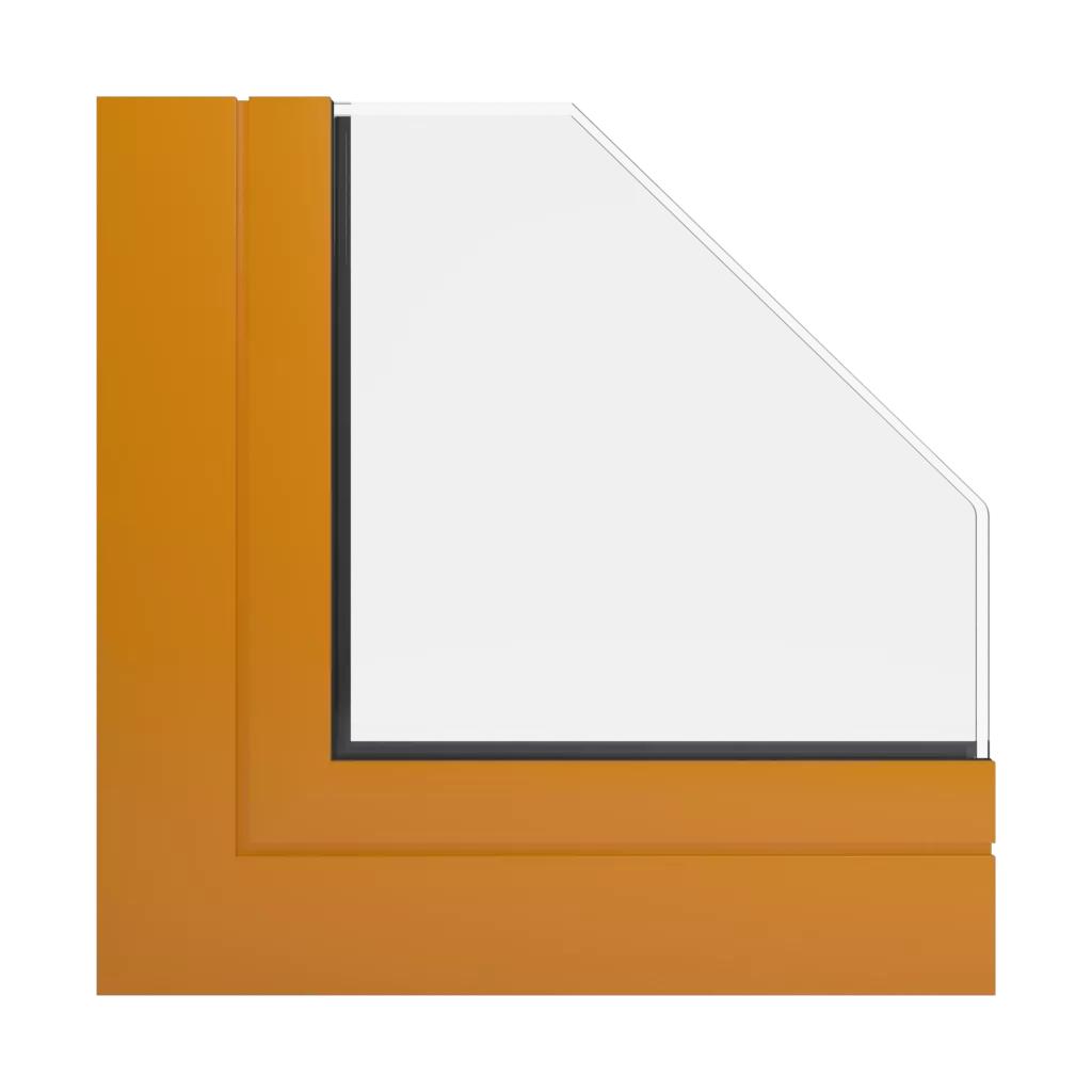 RAL 2000 Yellow orange windows window-profiles aluprof mb-harmony-office