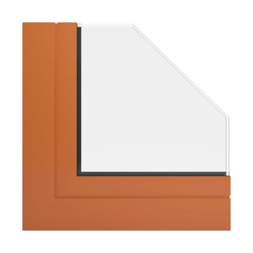 RAL 2010 Signal orange windows window-profiles ponzio sl600tt-evo