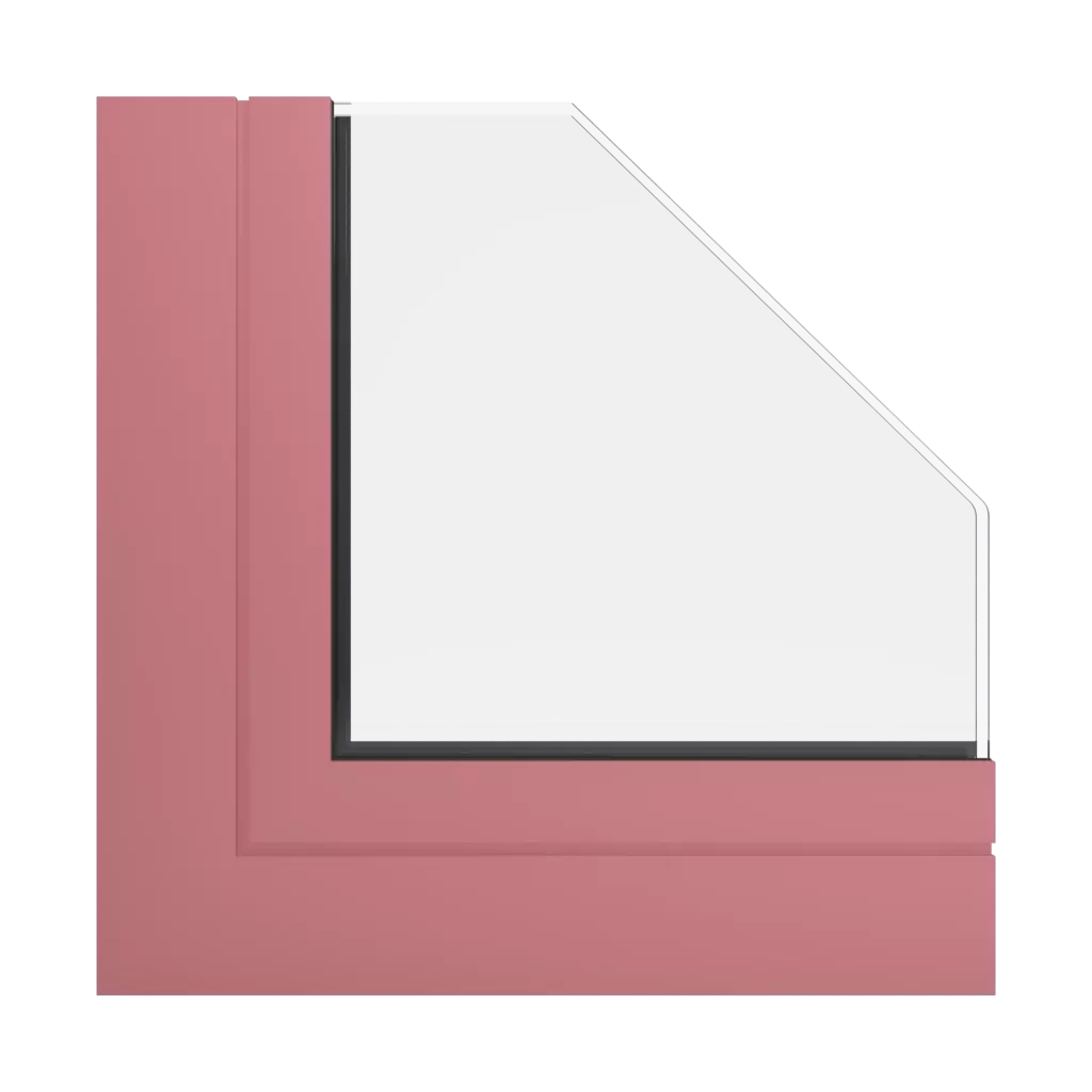 RAL 3014 Antique pink windows window-profiles aliplast ultraglide