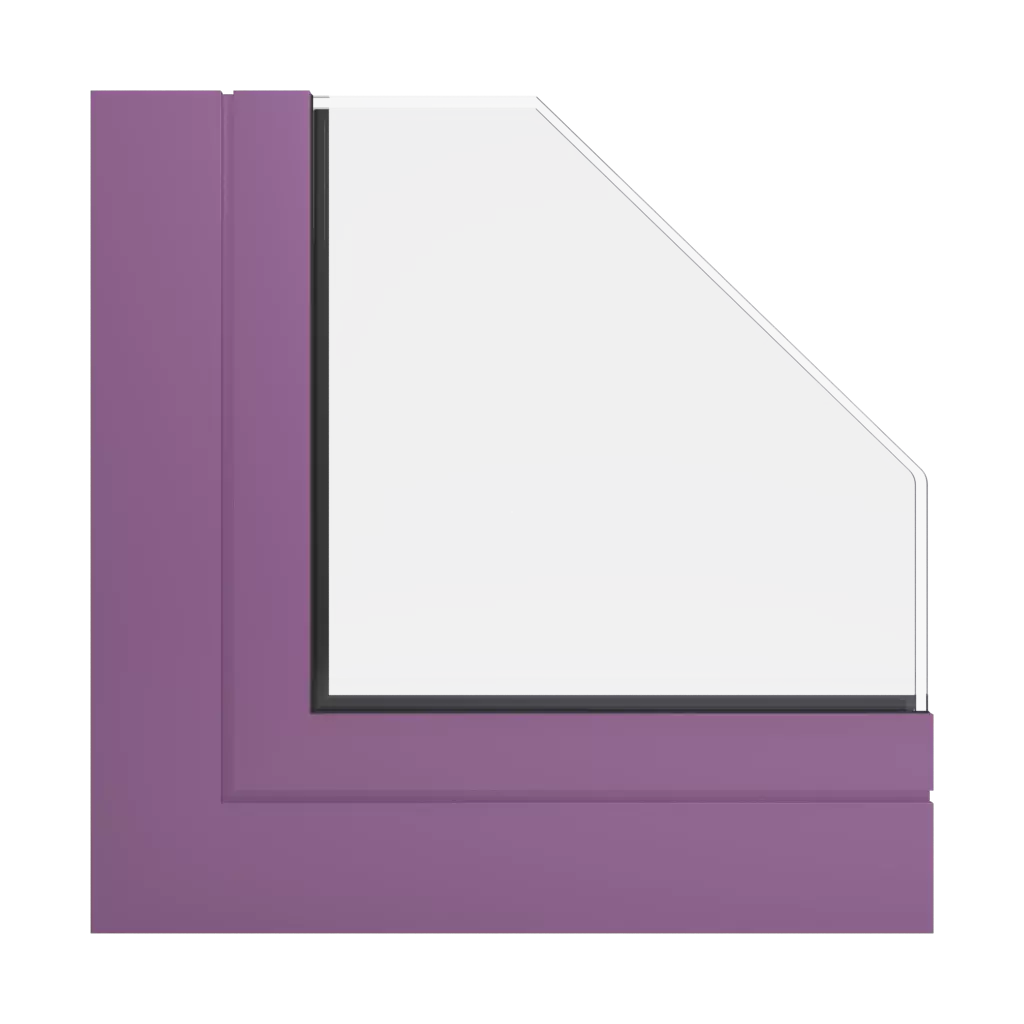 RAL 4001 Red lilac windows window-profiles ponzio sl1600tt