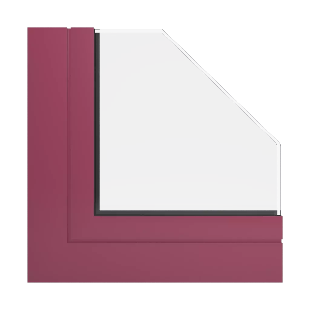 RAL 4002 Red violet windows window-profiles aliplast econoline