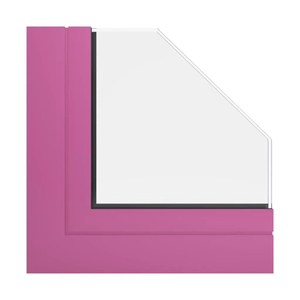 RAL 4003 Heather violet windows window-profiles aluprof mb-78ei-seamless-fireproof-partition-wall