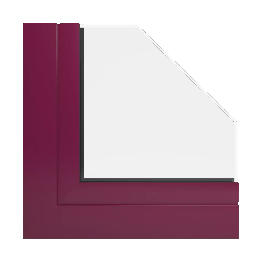RAL 4004 Claret violet windows window-profiles aluprof mb-70