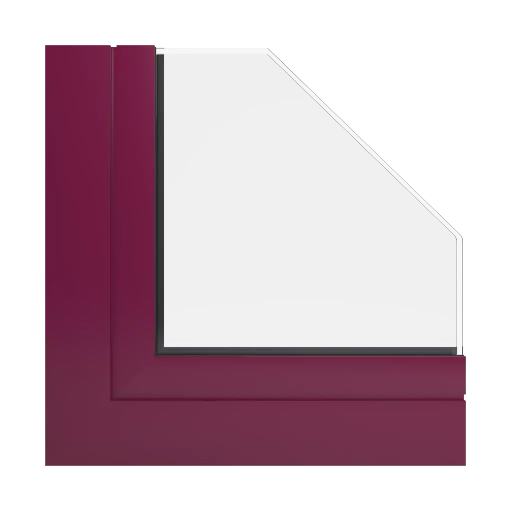 RAL 4004 Claret violet windows window-profiles aliplast econoline