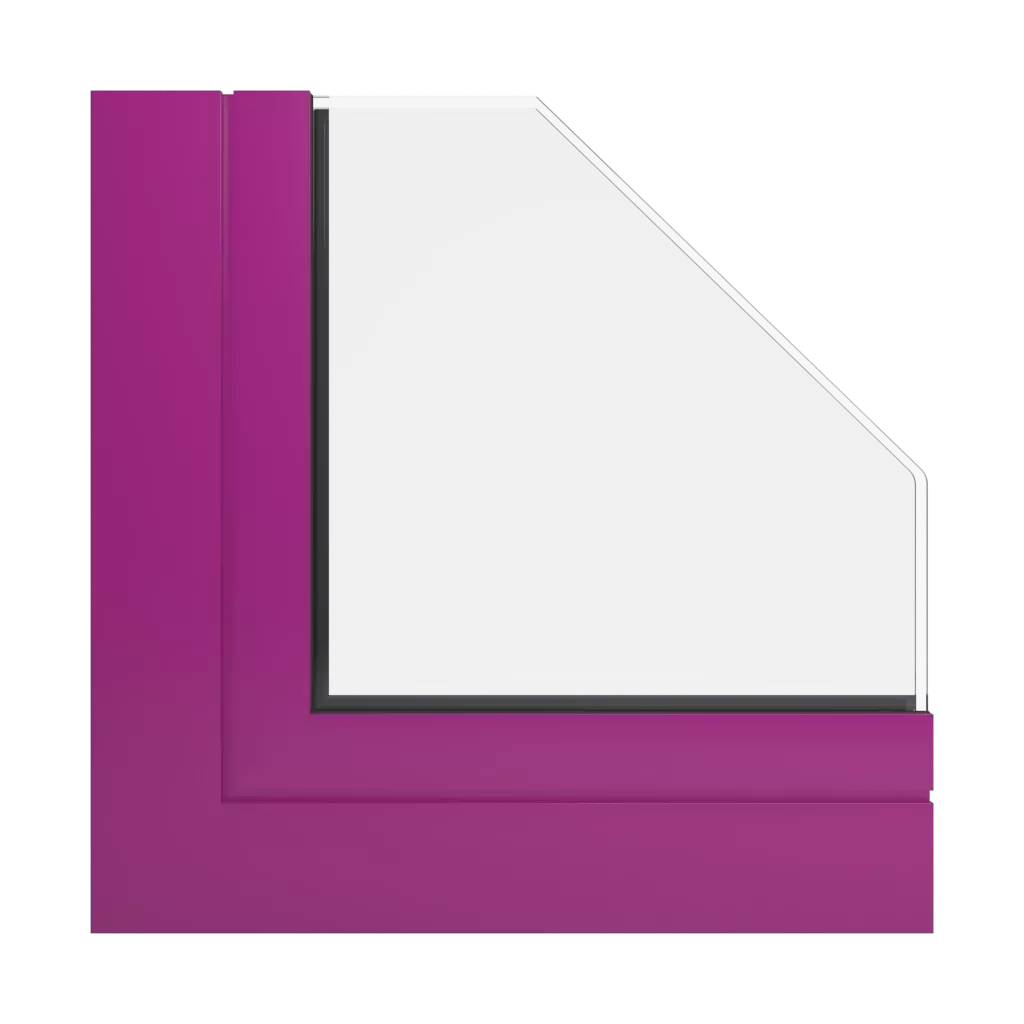 RAL 4006 Traffic purple windows window-profiles aliplast ultraglide
