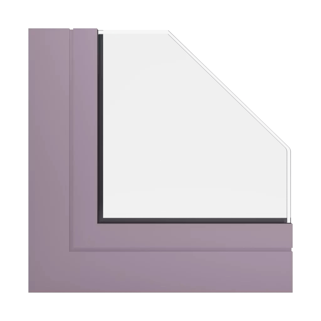 RAL 4009 Pastel violet windows window-profiles ponzio pe68