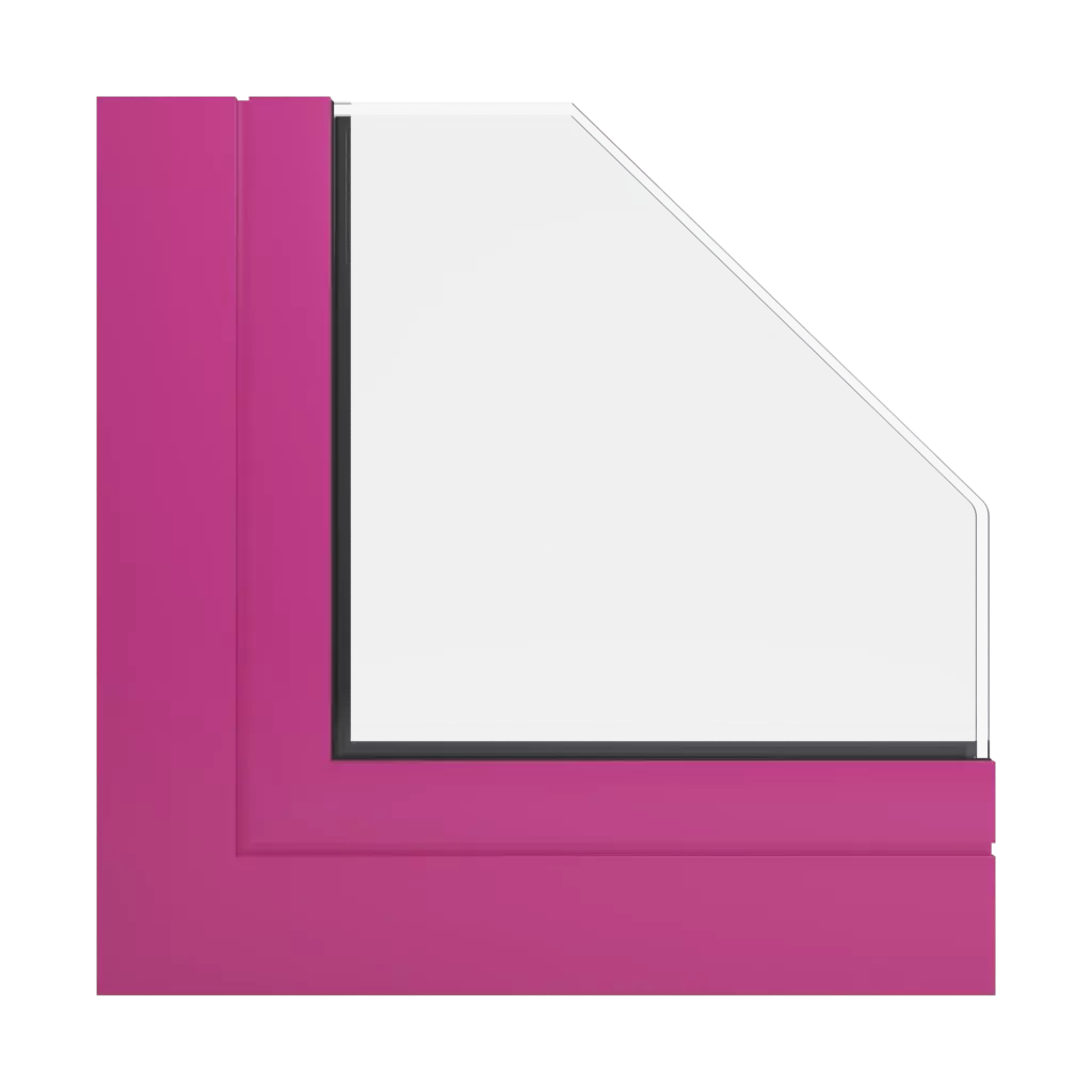 RAL 4010 Telemagenta windows window-profiles aluprof mb-78ei-seamless-fireproof-partition-wall