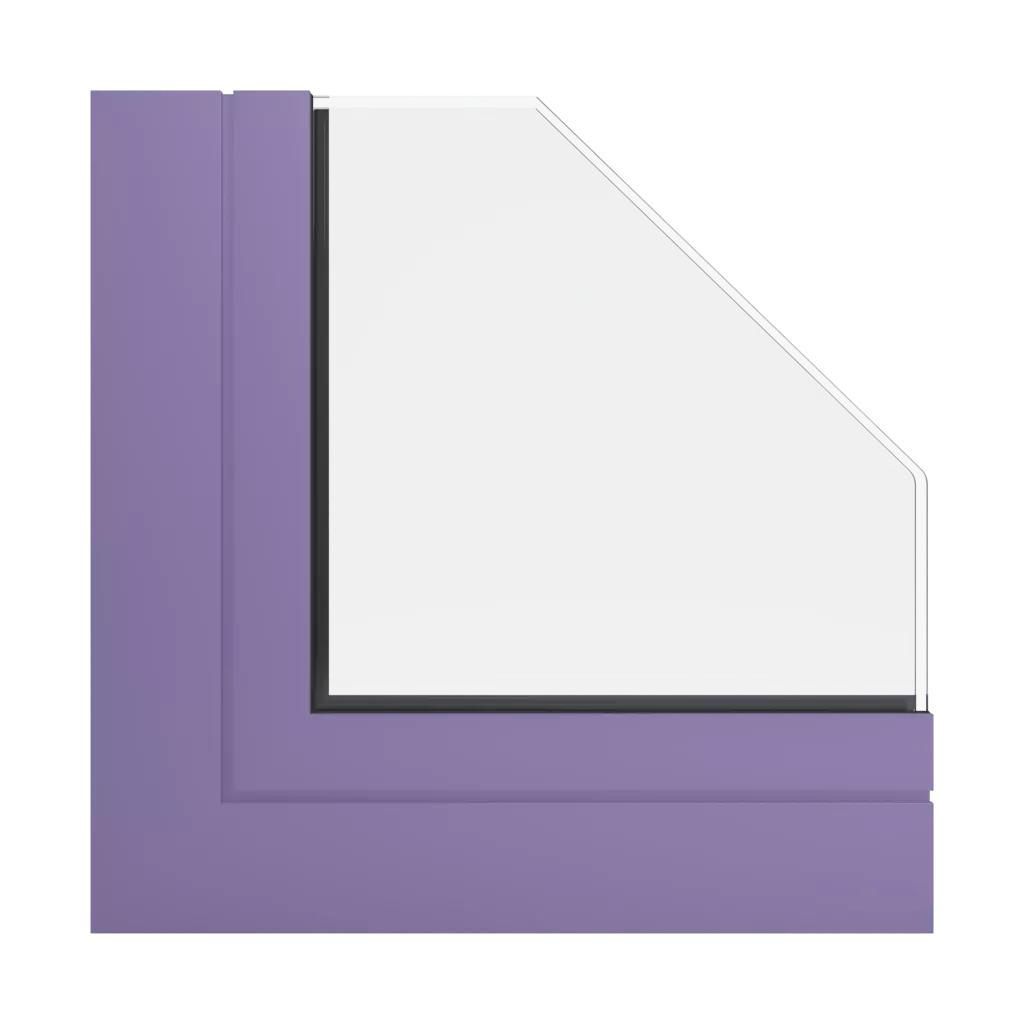 RAL 4011 Pearl violet windows window-profiles aluprof mb-86-fold-line-hd