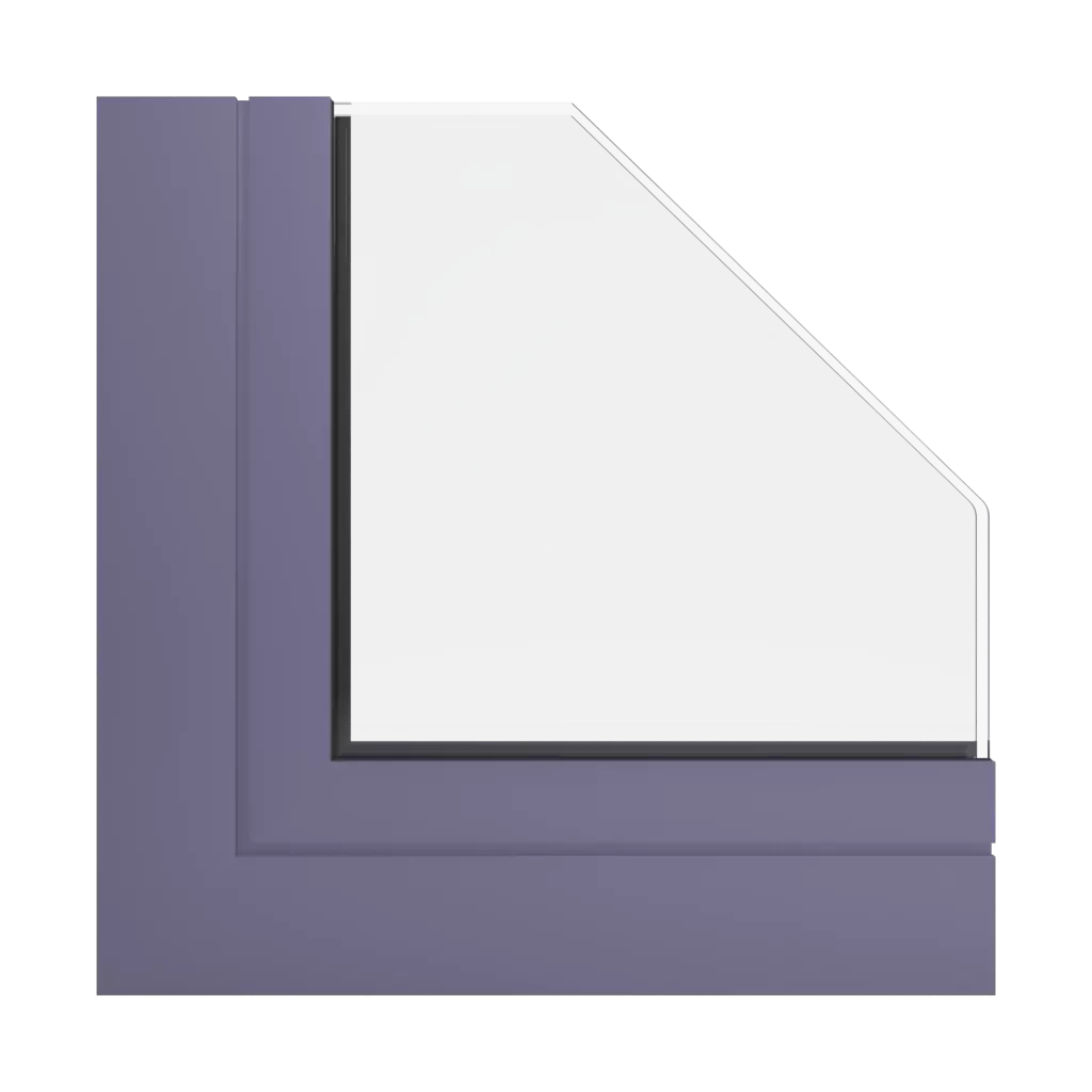 RAL 4012 Pearl blackberry windows window-profiles aluprof mb-118ei