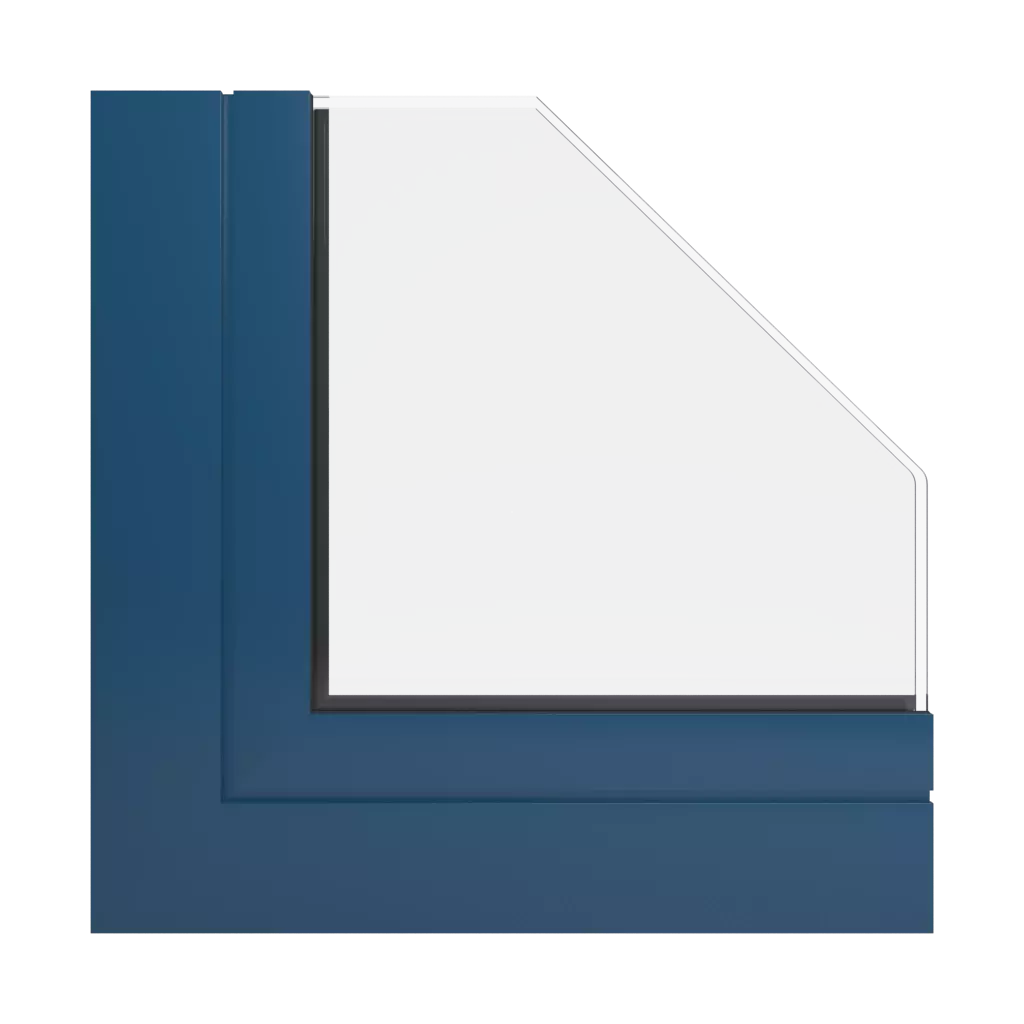 RAL 5001 Green blue windows window-profiles aliplast econoline