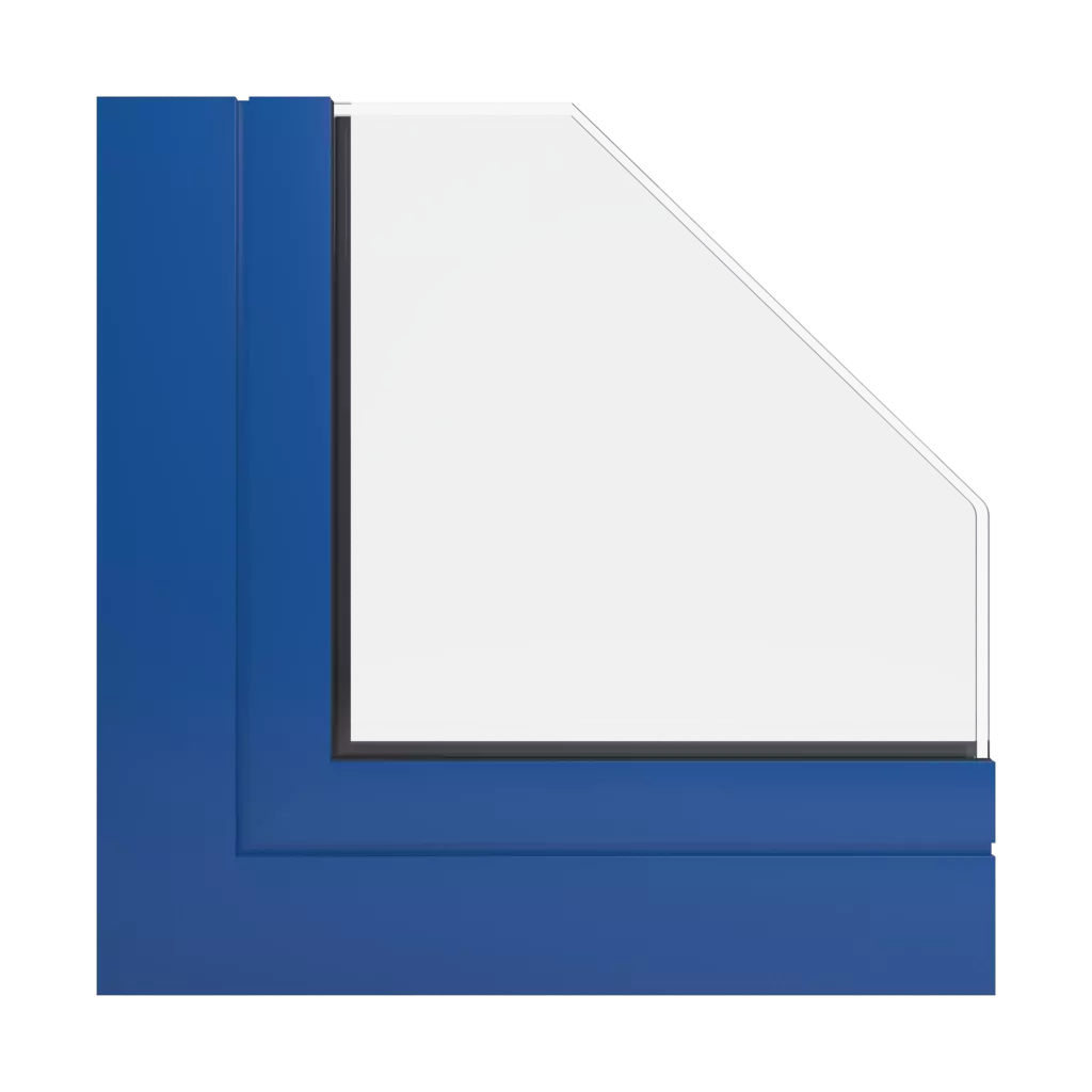 RAL 5005 Signal blue windows window-profiles aliplast econoline