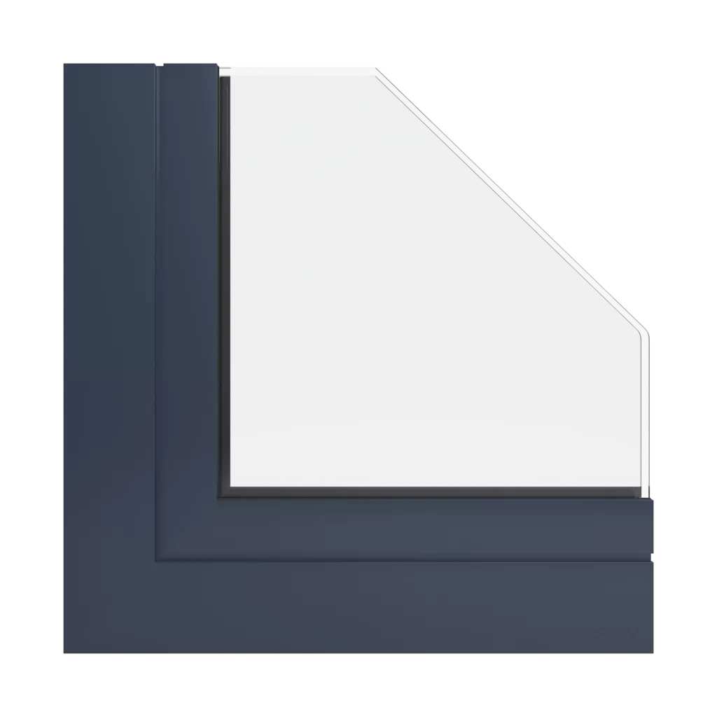 RAL 5008 Grey blue windows window-profiles aluprof mb-45-office