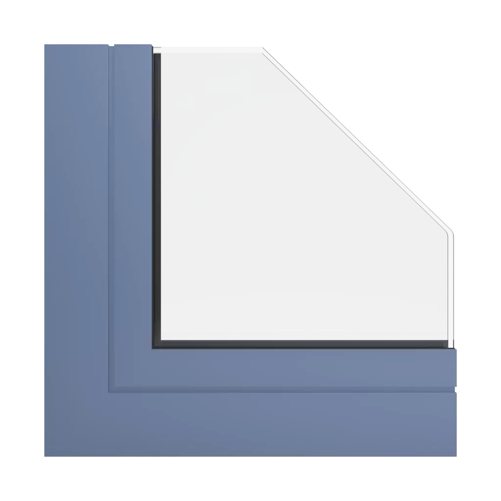 RAL 5014 blue gray windows window-profiles aliplast imperial-and