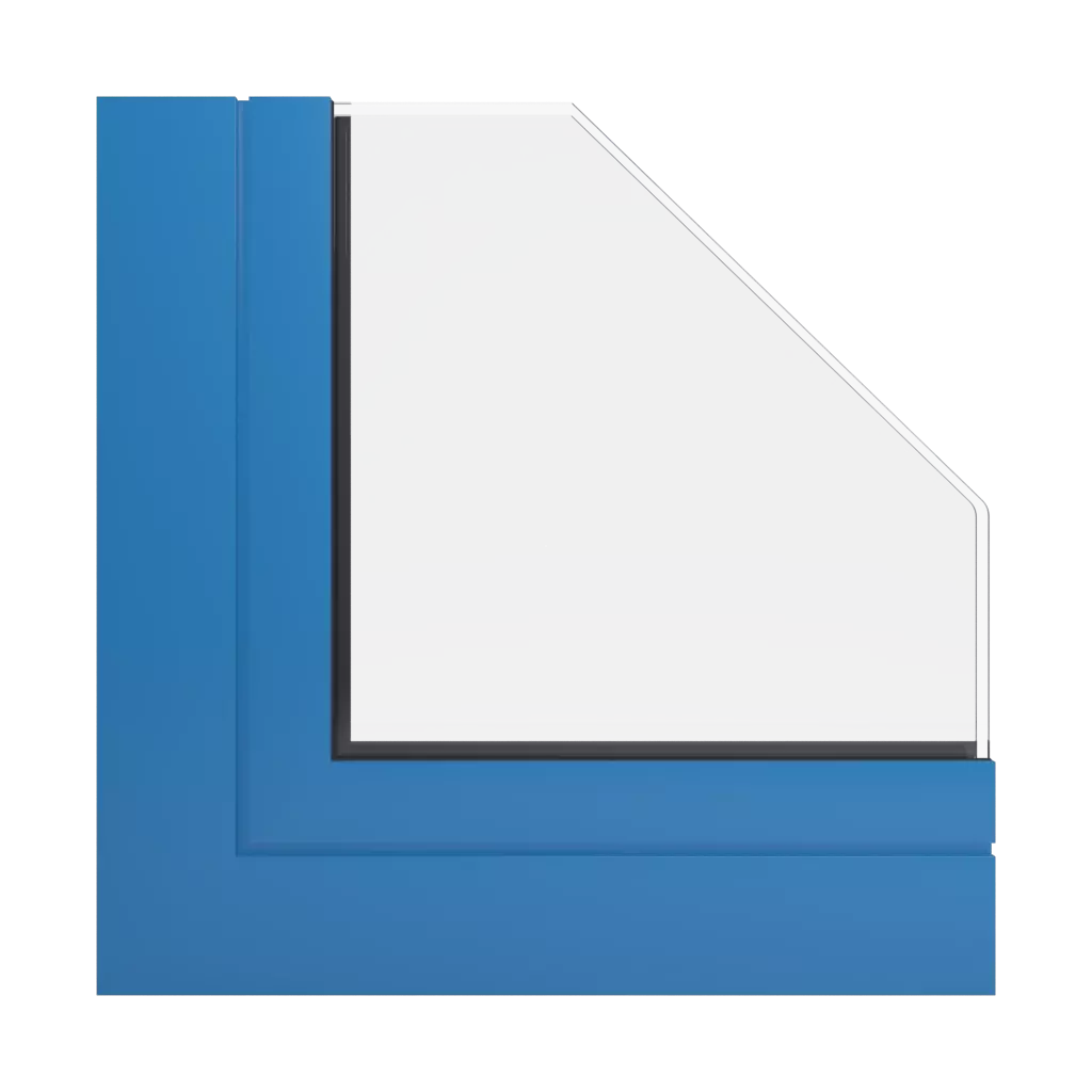 RAL 5015 Sky blue windows window-profiles ponzio sl600tt-evo