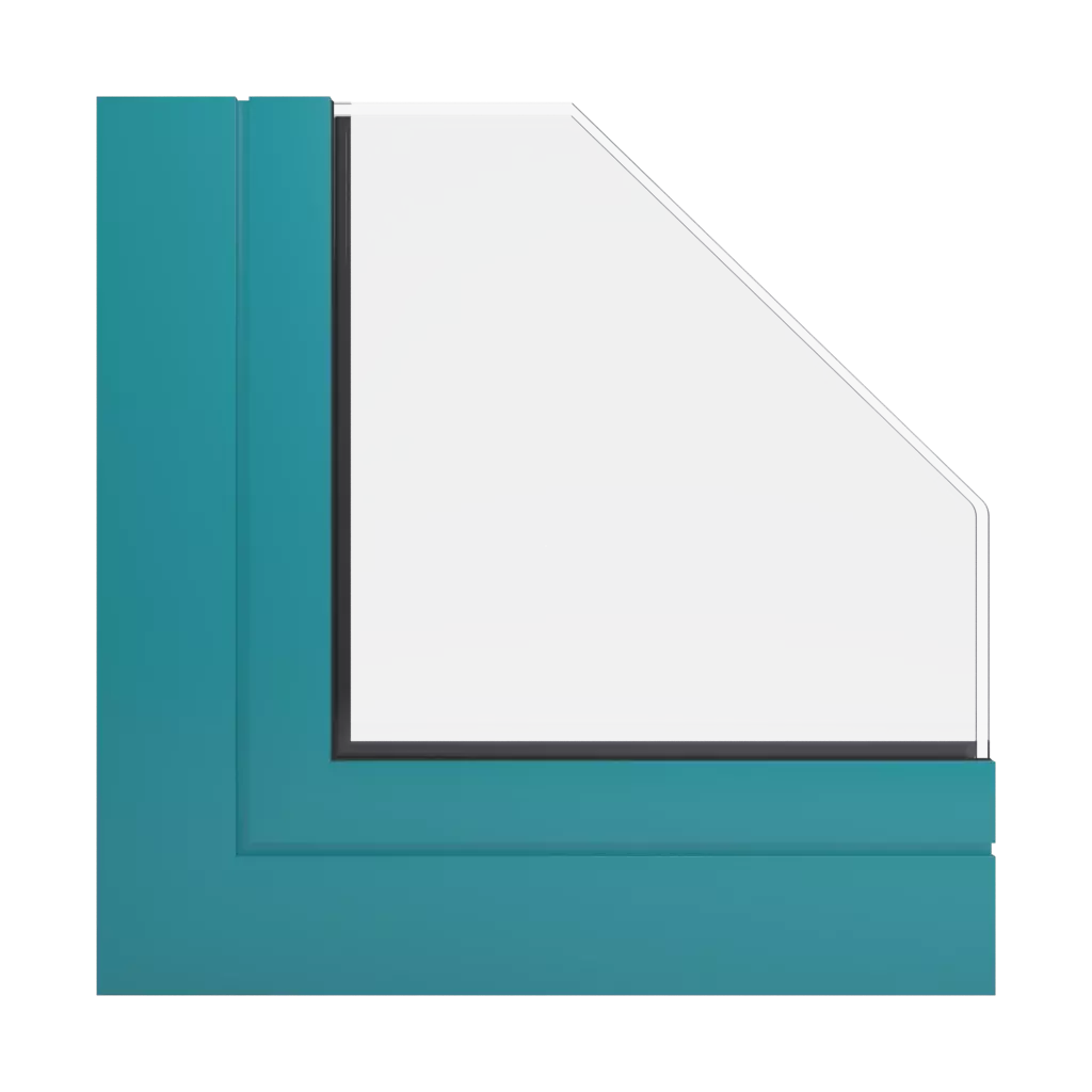 RAL 5018 Turquoise blue products glass-office-partitions    