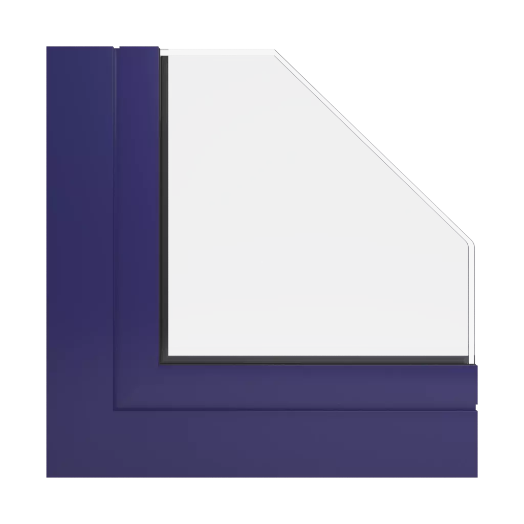 RAL 5022 Night blue windows window-profiles ponzio sl600tt-evo