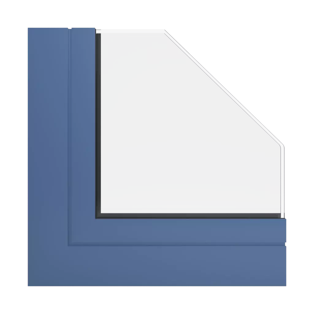 RAL 5023 Distant blue windows window-profiles ponzio sl1600tt