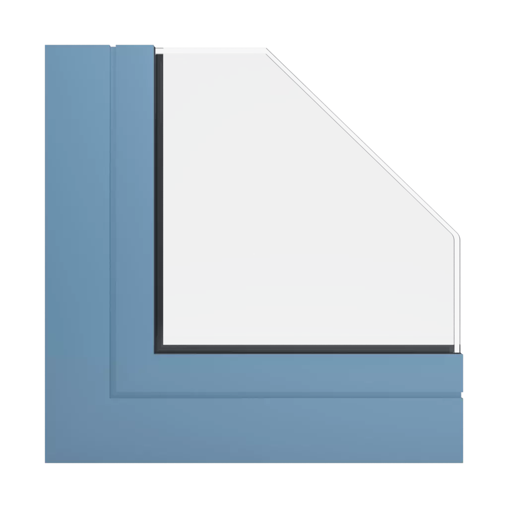 RAL 5024 Pastel blue windows window-profiles aluprof mb-harmony-office