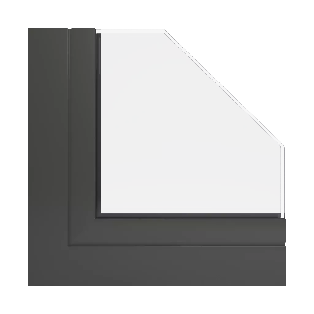 RAL 6006 Grey olive windows window-profiles aluprof mb-86-fold-line-hd