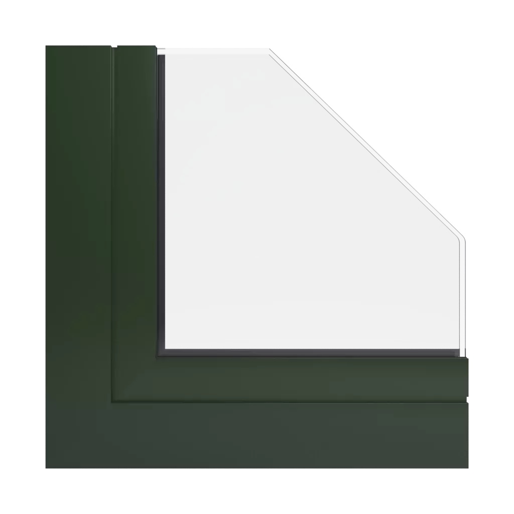 RAL 6007 Bottle green windows window-color aluminum-ral ral-6007-bottle-green