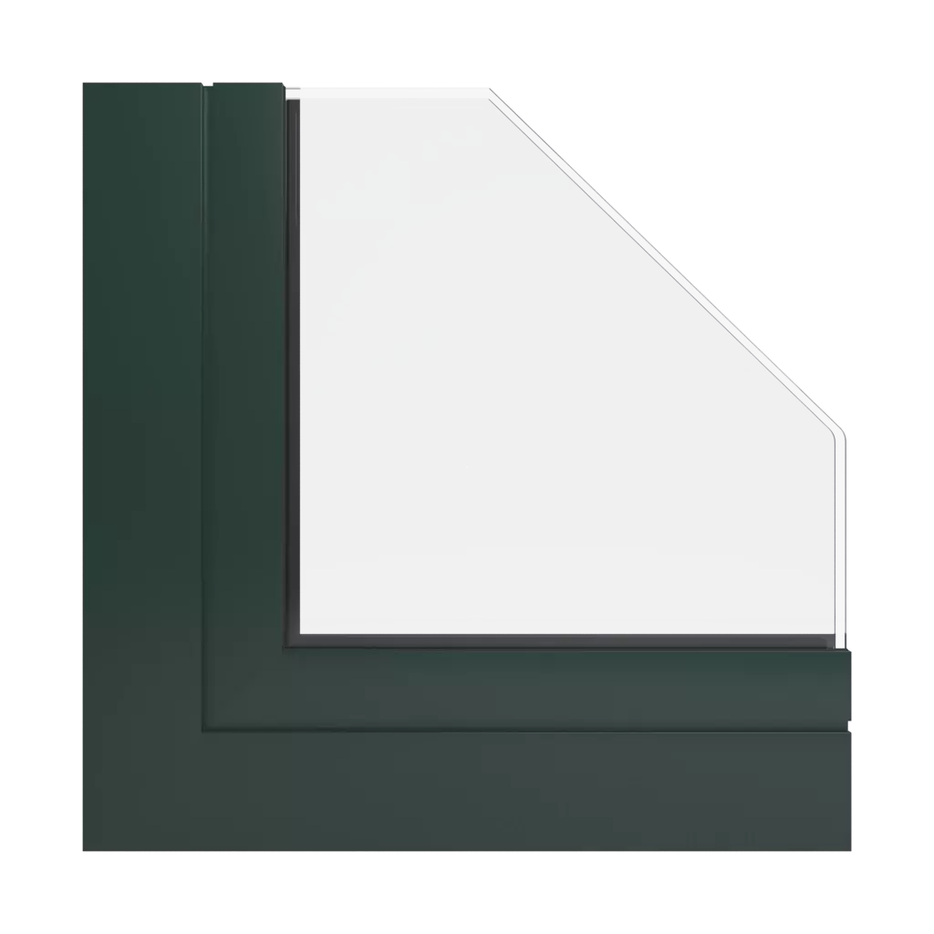 RAL 6009 Fir green windows window-color aluminum-ral ral-6009-fir-green