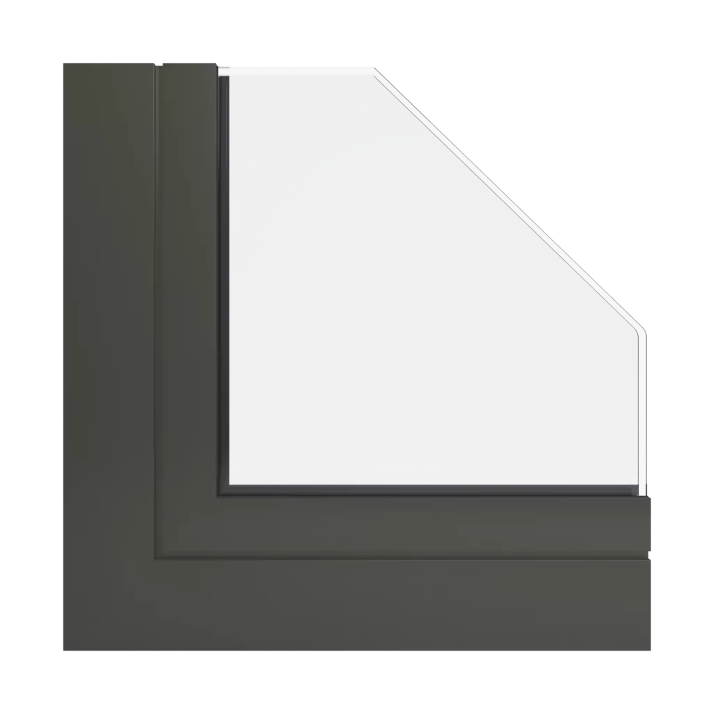 RAL 6014 Yellow olive windows window-profiles ponzio sl1600tt