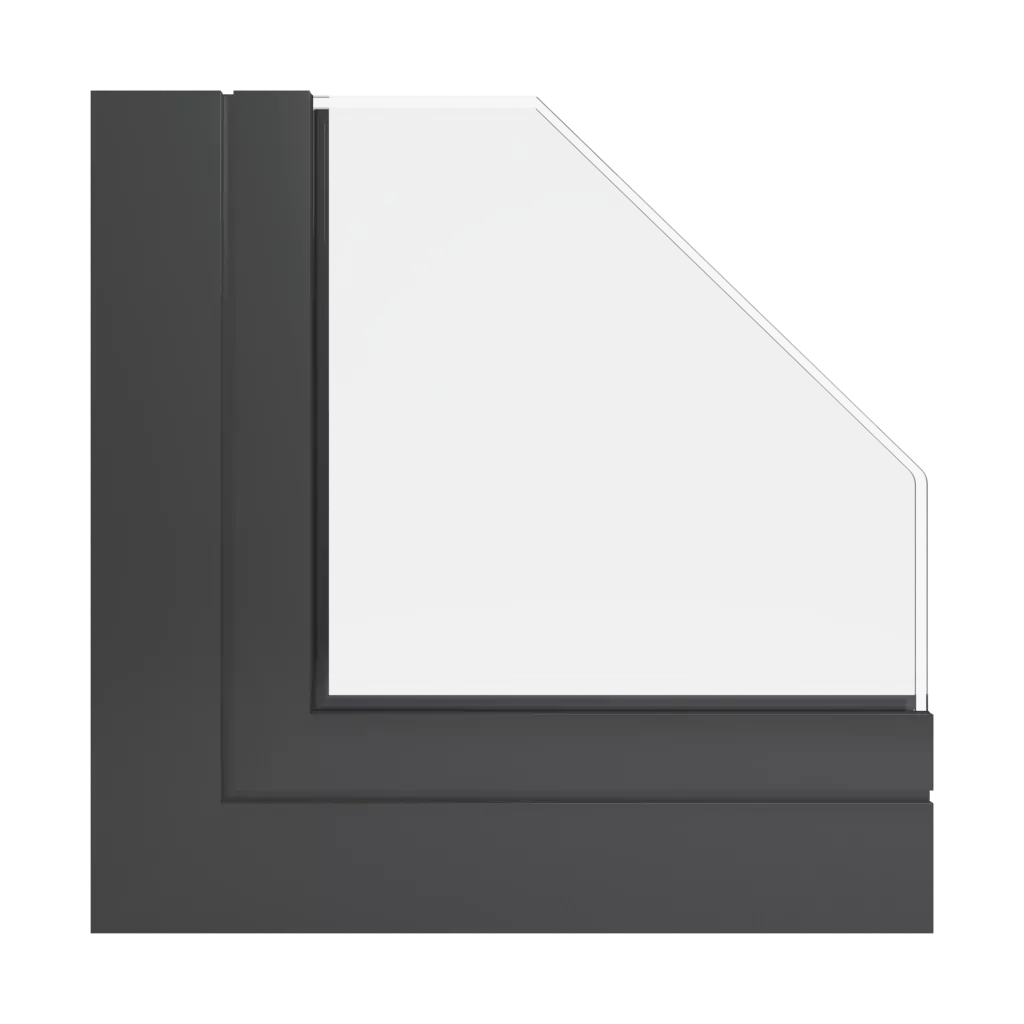 RAL 6015 Black olive windows window-profiles ponzio pe96