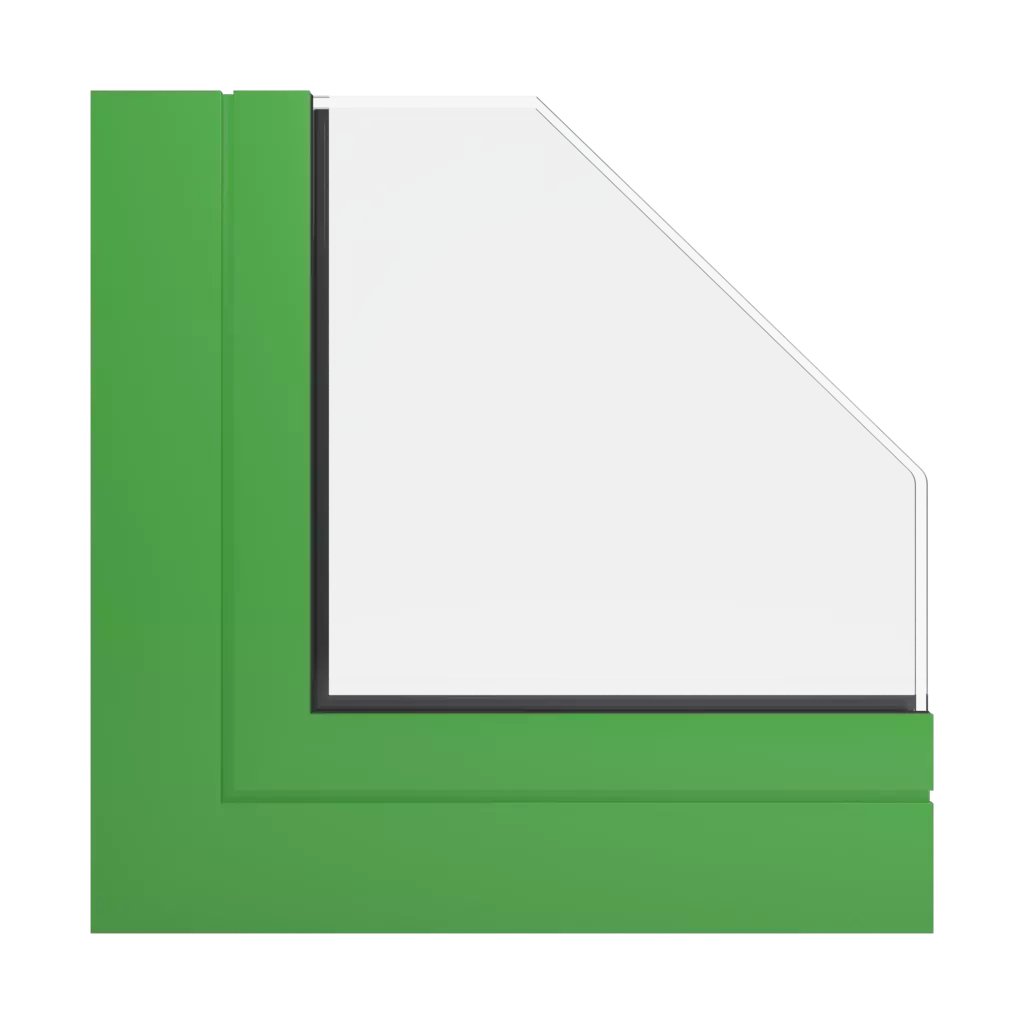 RAL 6018 Yellow green windows window-profiles ponzio sl600tt-evo