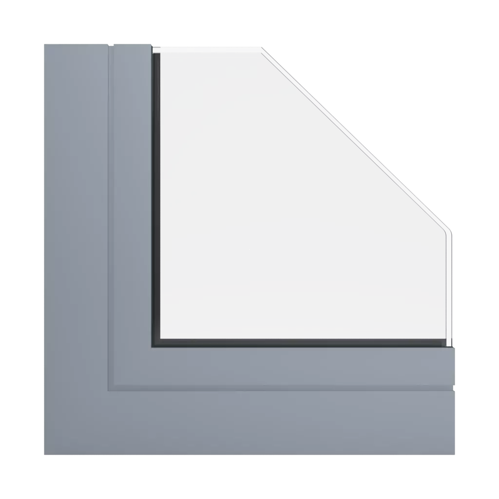 RAL 7004 Signal grey windows window-profiles aliplast visoglide-plus