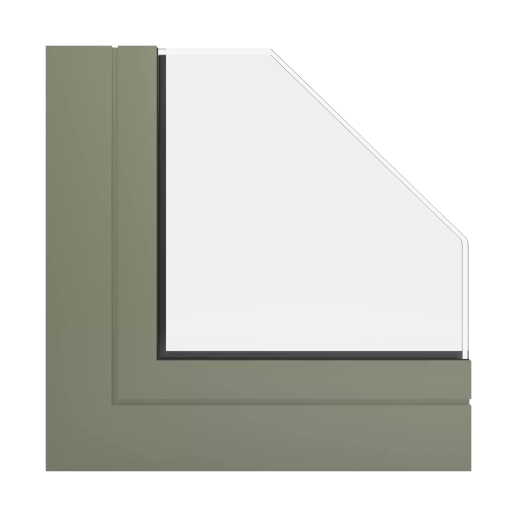 RAL 7001 Silver grey windows window-profiles aliplast ultraglide