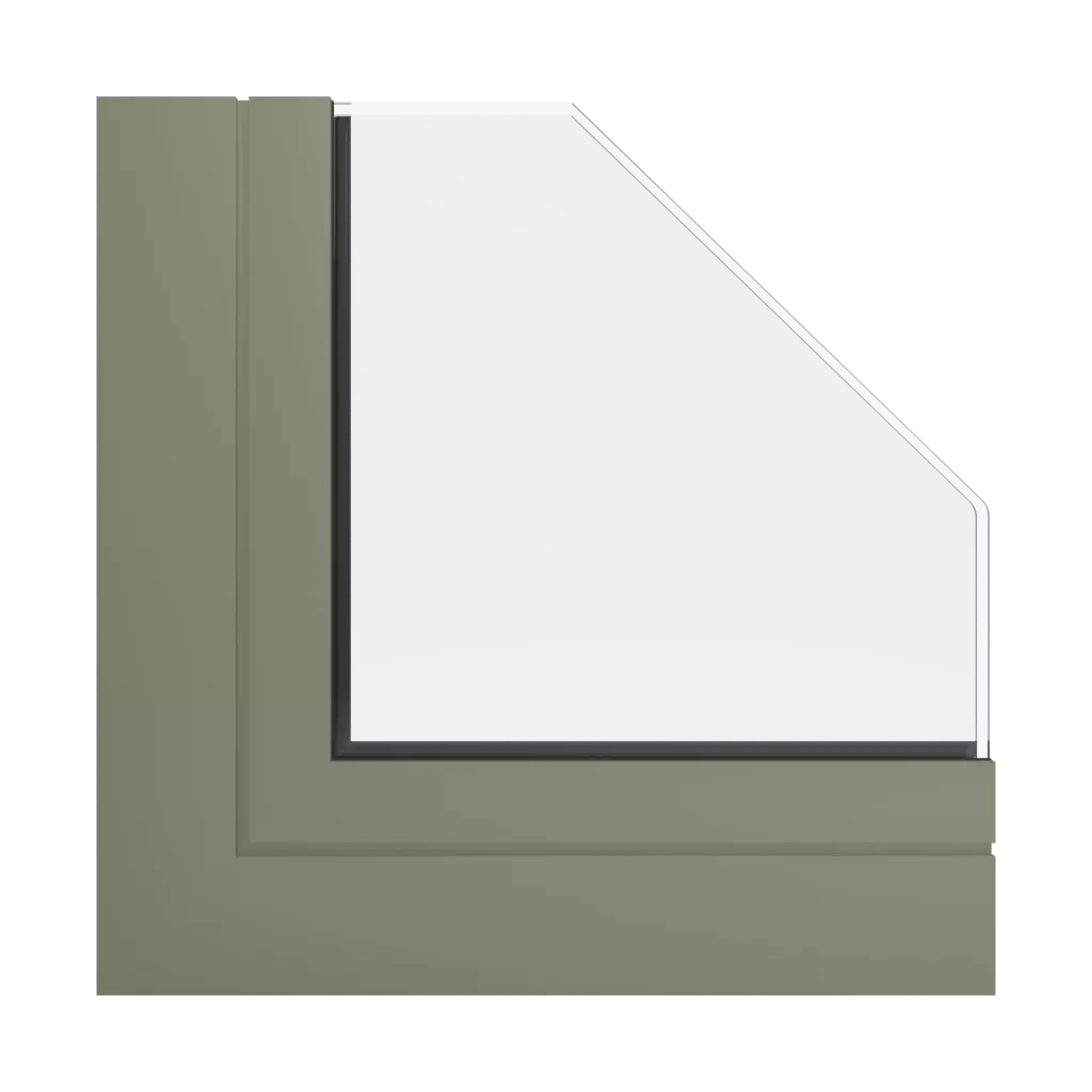 RAL 7001 Silver grey windows window-profiles aliplast visoglide-plus