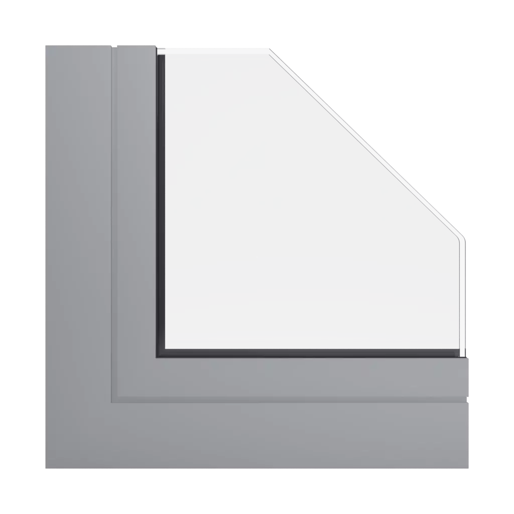 RAL 7003 Moss grey windows window-profiles aluprof mb-86-fold-line-hd