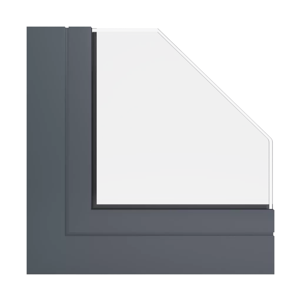 RAL 7015 Slate grey windows window-profiles aliplast visoglide-plus