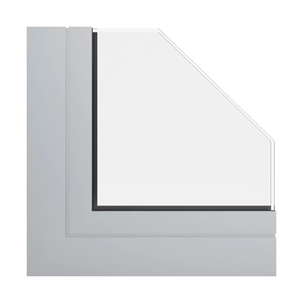 RAL 7035 Light grey windows window-profiles aliplast visoglide-plus