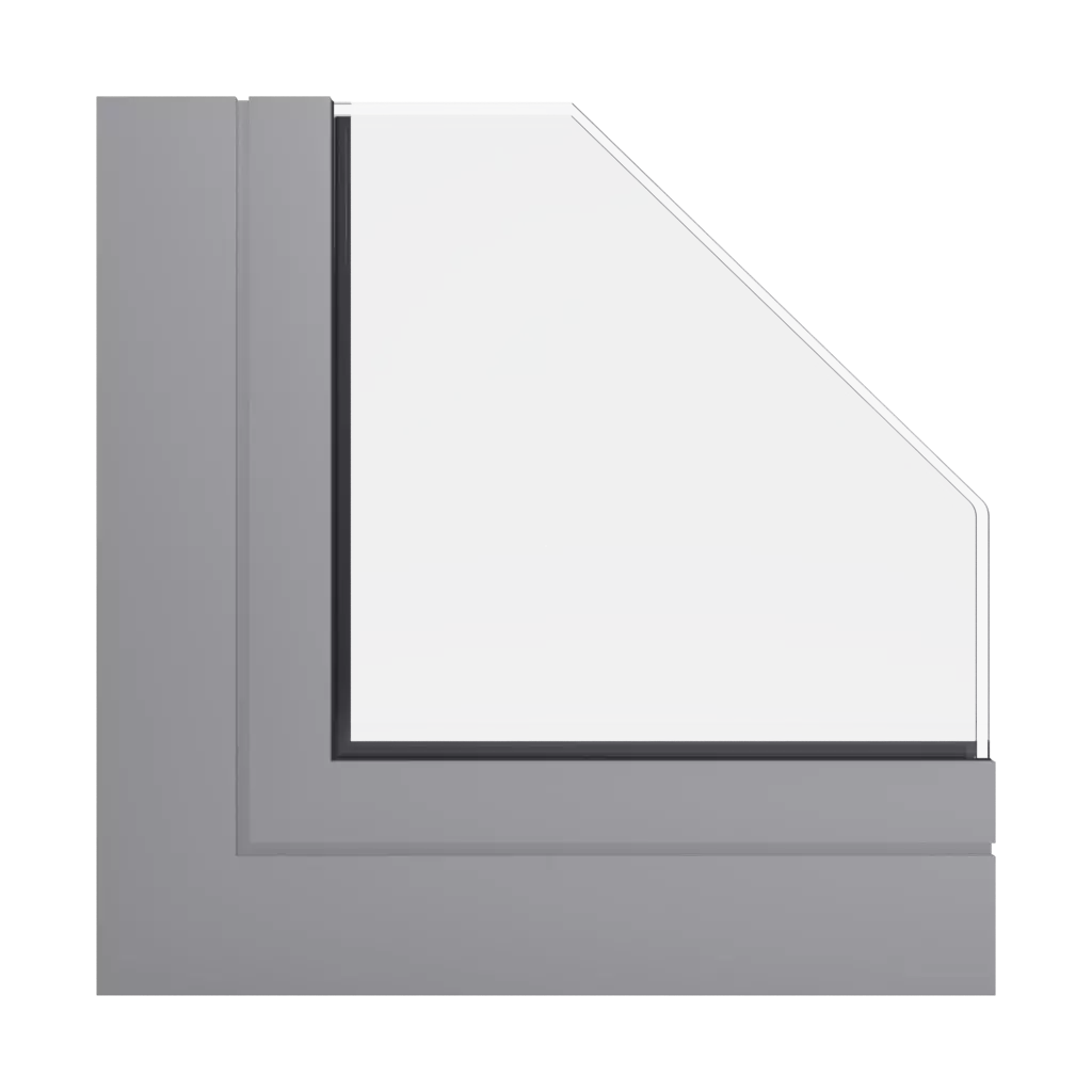 RAL 7036 Platinum grey windows window-profiles ponzio sl1600tt