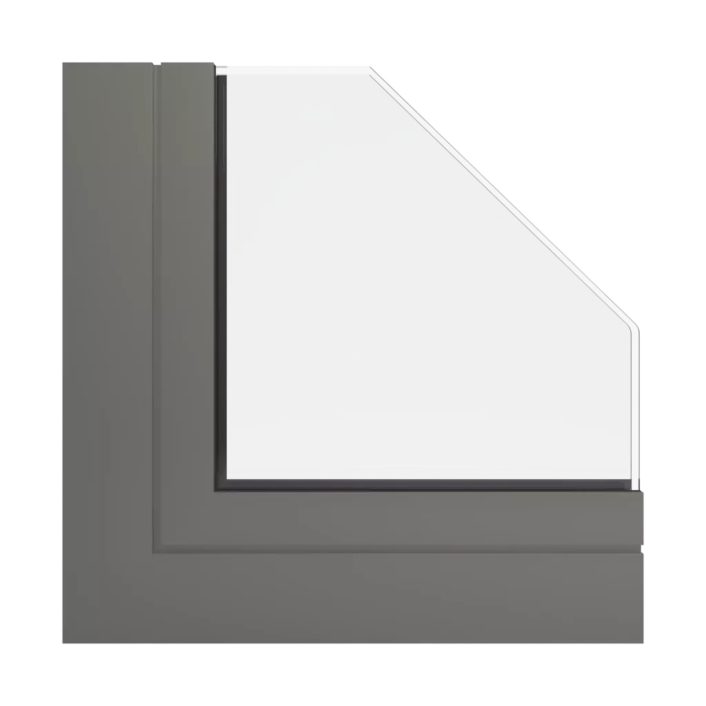 RAL 7039 Quartz grey windows window-profiles ponzio pe68