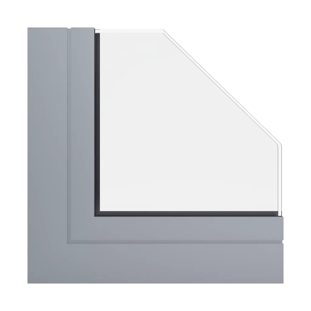 RAL 7040 Window grey windows window-profiles aliplast victoria-plus