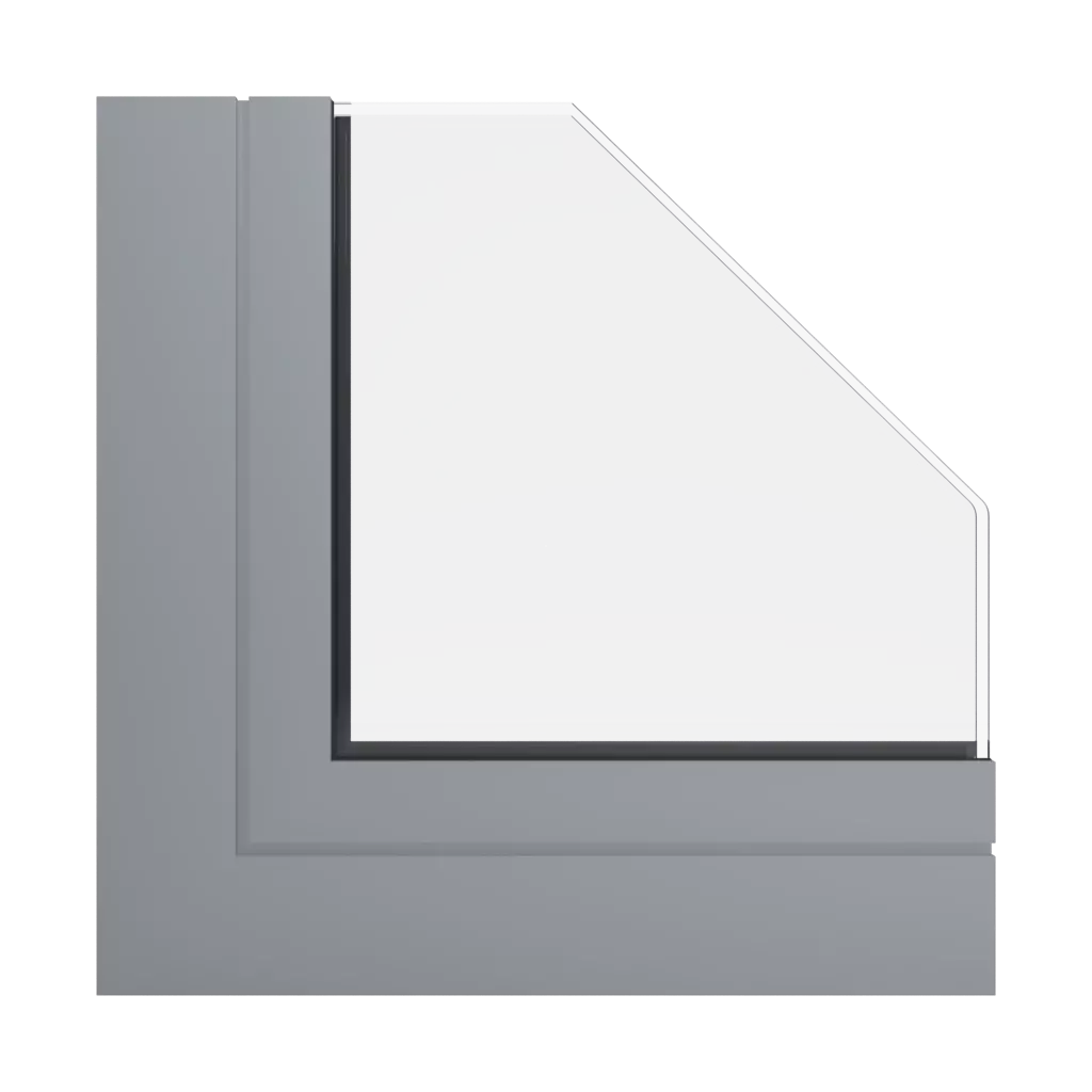 RAL 7042 Traffic grey A windows window-profiles aliplast mc-glass